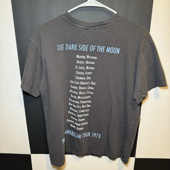 Pink Floyd 1973 Tour H&M Retro Band Tee Women's Size Medium Rock Music VG - Picture 4 of 15